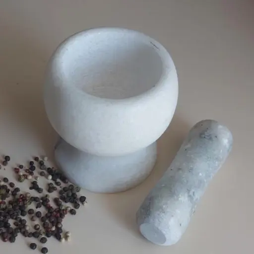 Ступка мраморная с пестиком 10.5х10.5 см. Frico FRU-059 - фото 2