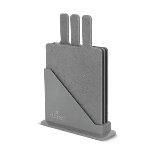 Набор кухонных разделочных досок Edenberg EB-11982 на подставке 4 предмета - фото 2