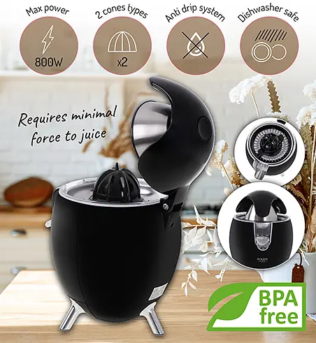 Соковижималка для цитрусових Adler AD 4013b - фото 7