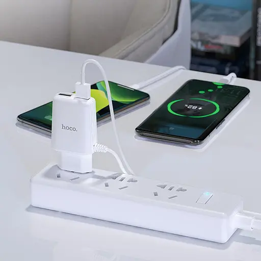 Адаптер HOCO Type-C cable Real Power C82A | 2USB, 2.4A | - фото 3