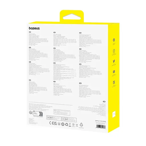 Зовнішній акумулятор Baseus Blade2 Fast-Charging Power Bank 12000 mAh 65W синій - фото 3