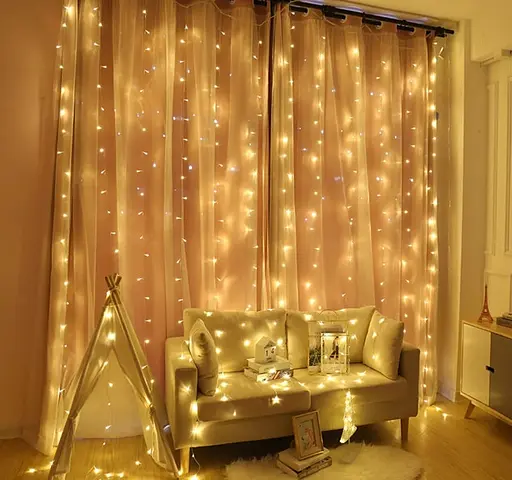 Гирлянда светодиодная Штора 2х2м 360 LED (Теплый белый свет)