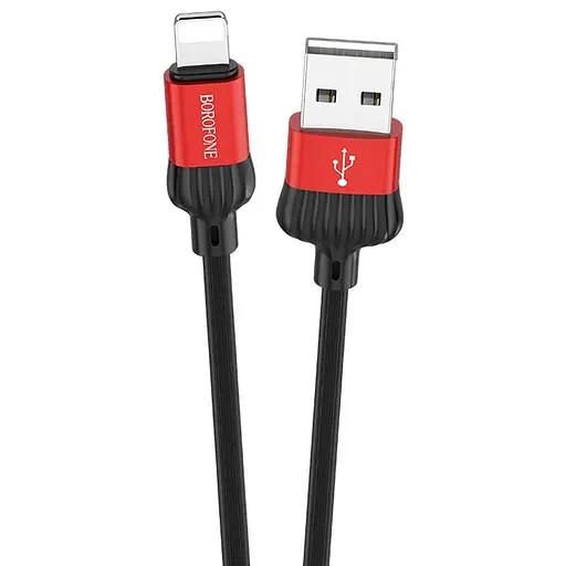 Дата кабель Borofone BX28 Dignity USB to Lightning (1m) Червоний - фото 2