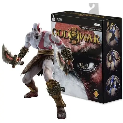 Статуэтка NECA Бог Войны III Кратос Призрак Спарты God of War Kratos Ghost of Sparta 18см GoW 27.05 - фото 1