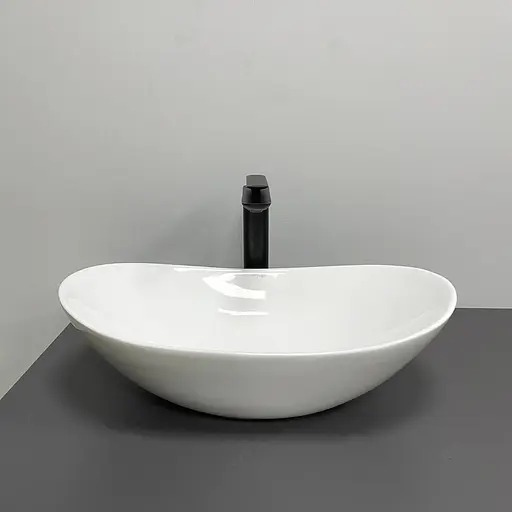 Умивальник VBI Turin S white накладний VBI-011515, Білий - фото 3