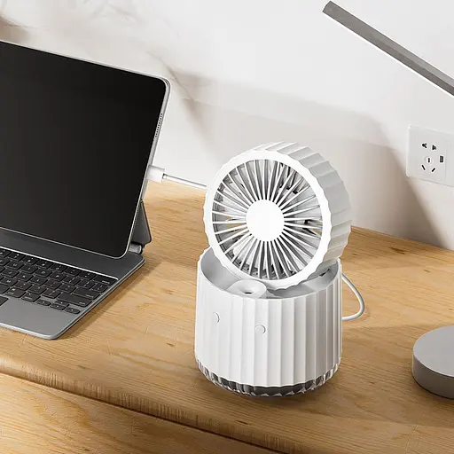 Портативний вентилятор Epik Rapid Cooling 3 in 1 White [137273] - фото 4