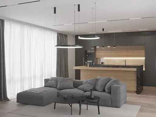 Підвісний світильник MJ-Light RING 58 48W 4000K SBK 11003 - фото 3