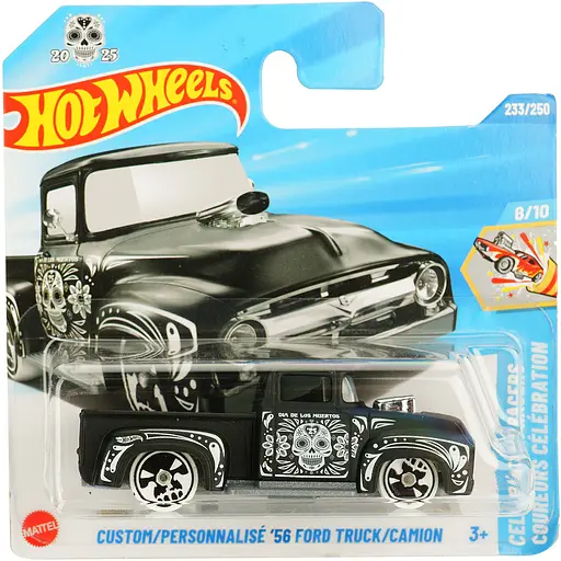 Базовая машинка Hot Wheels Celebration Racers Custom / Personnalise 56 Ford Truck / Camion черная (5785) JBB43-N522