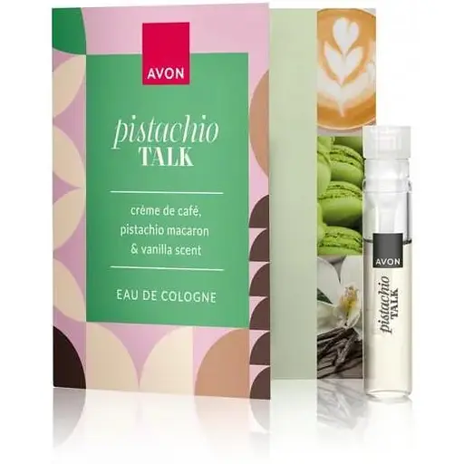 Листівка з пробним зразком Avon EDC Pistachio Talk 0.6мл (49469264) - фото 1