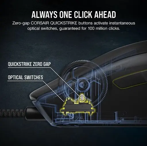 Мышь геймерская Corsair M75 (CH-930D010-EU) - фото 7