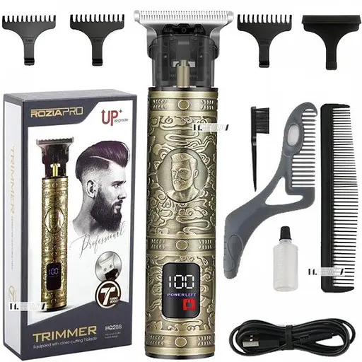 Професійна бездротова машинка для стриження волосся Rozia Pro HQ-288 машинка для волосся бороди - фото 3
