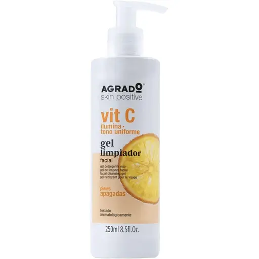 Гель для очищения лица Agrado Vitamin C Facial Cleansing Gel с витамином С 250 мл