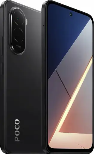 Смартфон Xiaomi Poco M7 6/128Gb Black Global version - фото 1