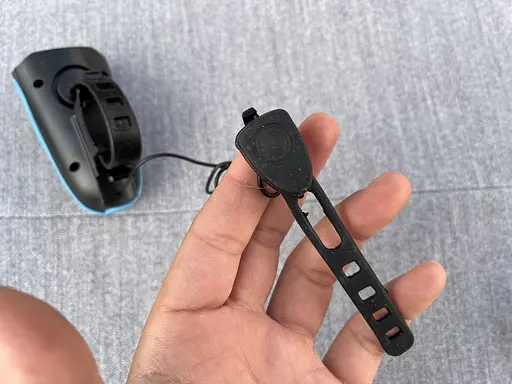 Вело фара и велосипедный сигнал на выносной кнопке Bike Light 7588 аккумуляторный велофонарь micro-USB - фото 8