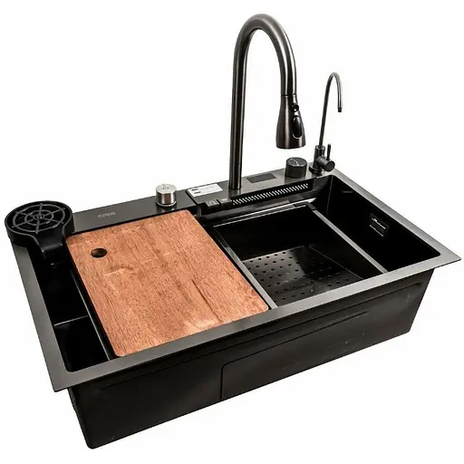 Кухонна мийка Platinum HANDMADE 75*45G (SP000041324) - фото 1