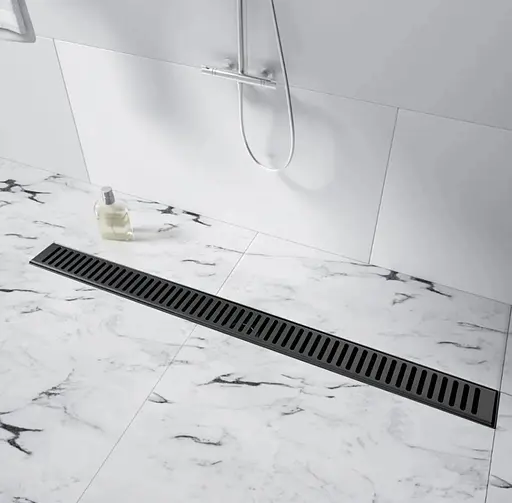 Линейный трап Qtap Taurus FA600MBLA из нержавеющей стали, с сухим затвором QTTAUFA600MB - фото 5