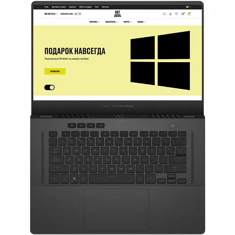 Ноутбук Asus ROG Zephyrus G15 GA503QM (GA503QM-BS94Q) Black - фото 5