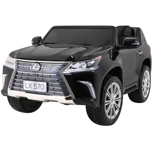 Електромобіль Ramiz Lexus LX570 пофарбований 2x12 на пульті управління, чорний (PA.DK-LX570.EXL.CZ)