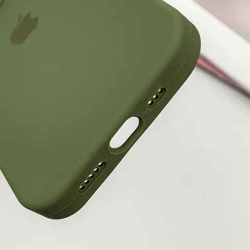 Чохол Epik Silicone Case Full Protective AA для Apple iPhone 16 Pro Max 6.9 Зелений/Dark Olive - фото 8