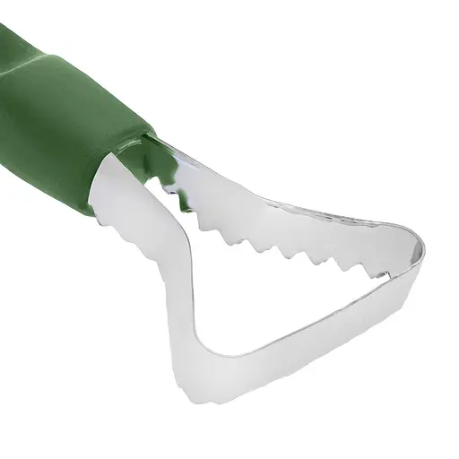Рибочистка ніж для чищення риби з пластиковою ручкою 15 см, Kitchette Зелений 85815 - фото 7