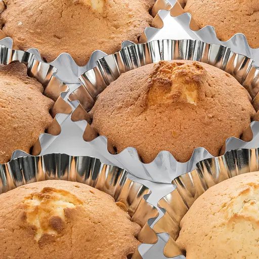 Формочки для выпечки корзинок кексов и тарталеток Ø верх 11.5, низ 6, высота 4 см (набор из 10 штук), Master Class 84024 - фото 2