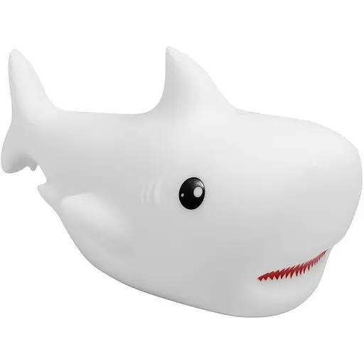Детский силиконовый ночник Акула Shark LJC-153 аккумуляторный светильник игрушка для сна - фото 1