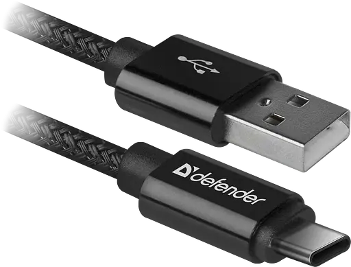 Кабель USB AM-Type-CM, 1.0 м, черный, 09-03T PRO Defender