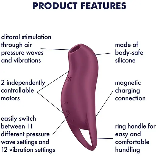 Вакуумний стимулятор Satisfyer Pocket Pro 1 - фото 3