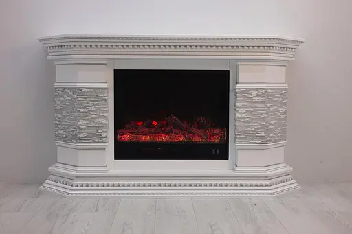 Електричний камін Palermo Bluetooth звук потріскування дров 1500Вт (10080119) - фото 4