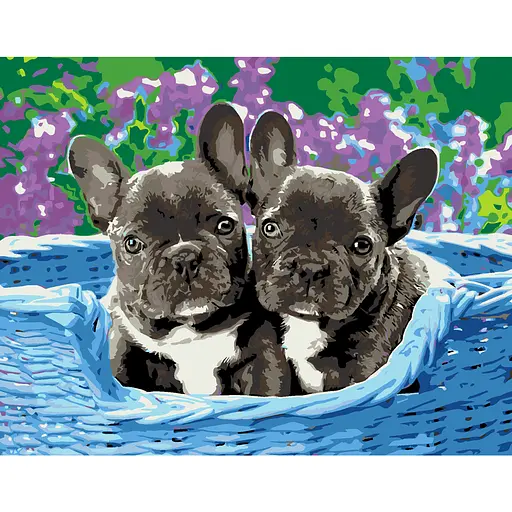 Картина за номерами Rosa Start Цуценята 35x45 см в коробці