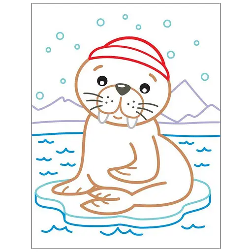 Детские цветные раскраски "Пингвиненок" Ранок 18701, 2-3 года - фото 2