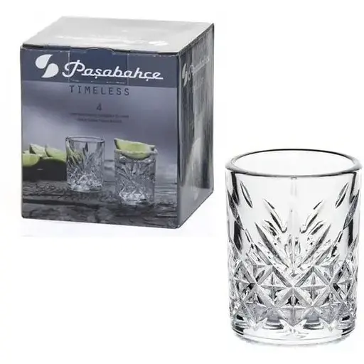 Набір стопок Pasabahce Timeless 62 мл х 4 шт. (52780) - фото 2