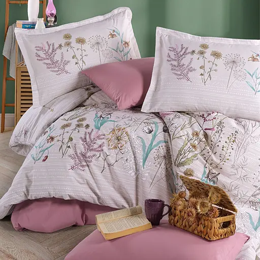 Постільна білизна Bahari V1 Pembe Ранфорс Clasy pbe0052094 - фото 2