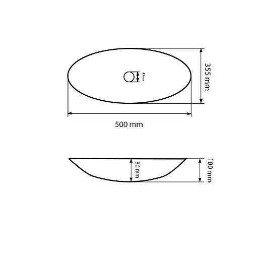 Умивальник VBI Tufara white накладний VBI-012616, Білий - фото 2