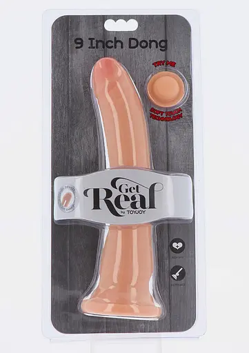 Фалоімітатор Get Real Dual Density Dong 9 23 см тілесний - фото 3