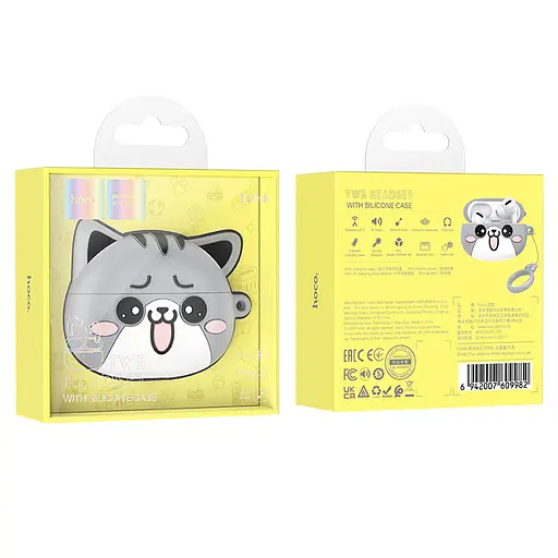 Беспроводные TWS наушники Hoco EW48 Misty Cat - фото 5