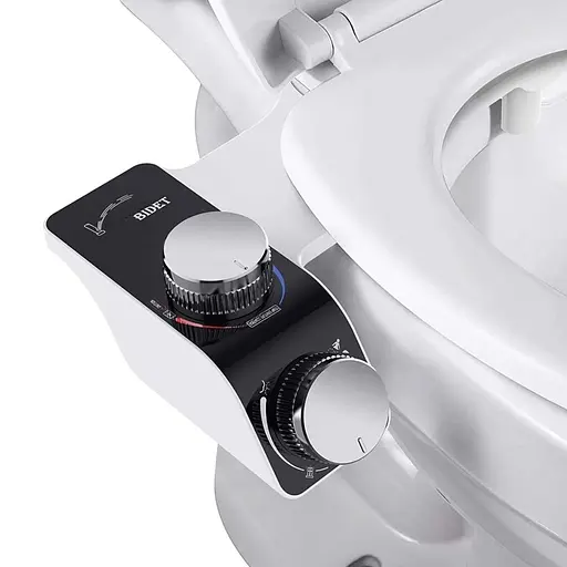 Універсальне біде-накладка SAMODRA Bidet Plus з боковим модулем та регуляцією температури, Біла (SMWDRBP) - фото 1