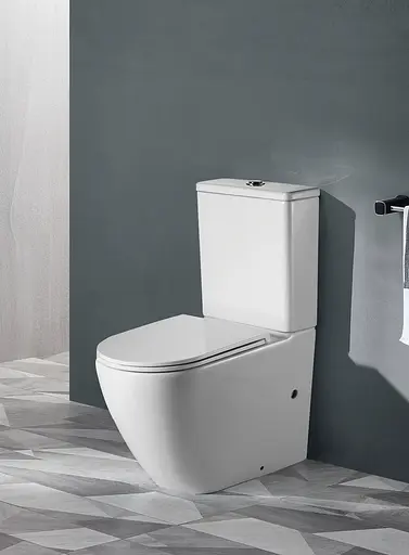 Унитаз-компакт Mixxus Premium Ellipse-0401-T1 630x390x840 мм, система смыва Tornado 1.0 MP6467, Белый - фото 2