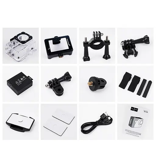 Екшен камера Hoco DV100 sports camera Black - фото 9