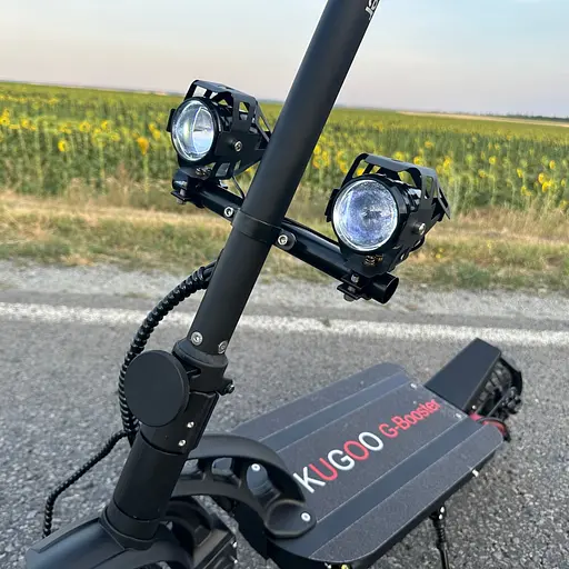 Электросамокат KUGOO G-Booster 1200W*2 (2400W) 23Ah черный, полноприводный без сидения (2025 года) - фото 8