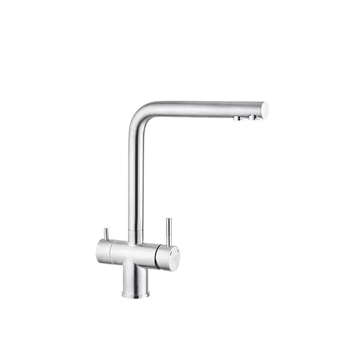 Смеситель для кухни с подключением к фильтру Kroner KRP Edelstahl Klassisch - ESG03811 CV027932 Нержавеющая сталь - фото 1