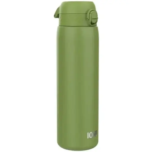 Пляшка для води ION8 металева 1200 мл Stainless Steel Khaki Green (I8SS1000KGRE) - фото 1