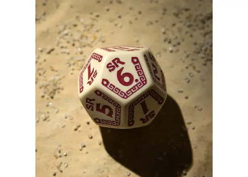 Набор кубиков RuneQuest Beige & burgundy Expansion , 3 шт. (SRQE87) - фото 4