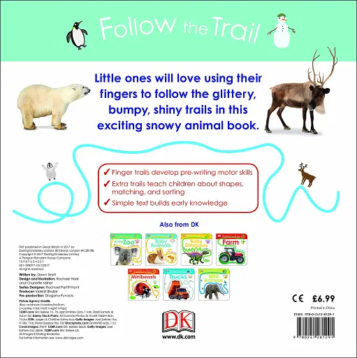 Follow the Trail. Winter Wonderland. Take a Peek! Fun Finger Trails! - фото 2