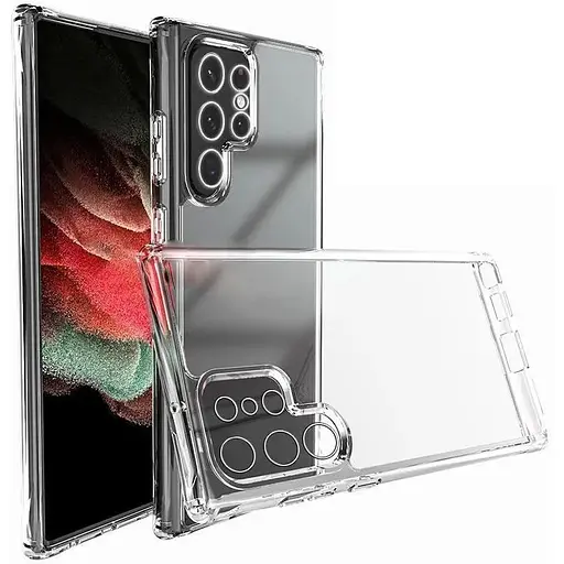 TPU чехол Epik Transparent 1,5mm Full Camera для Samsung Galaxy S24 Ultra Бесцветный (Прозрачный)