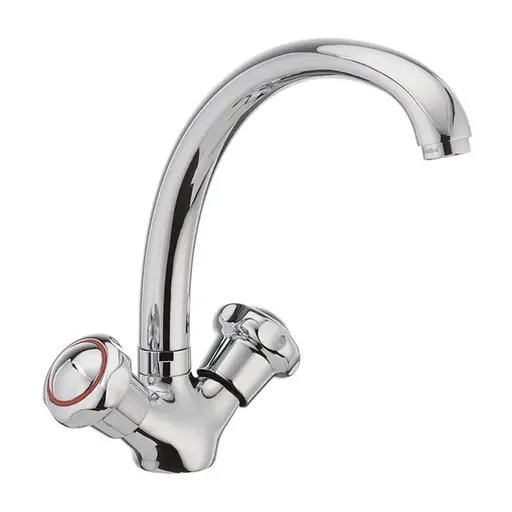 Змішувач для кухні Haiba Mega 273 HB0289 Хром - фото 1