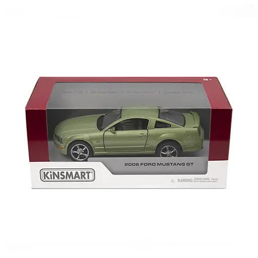 Металева інерційна легкова модель Ford Mustang GT 2006 5", відкриваються двері (В асортименті) - фото 2