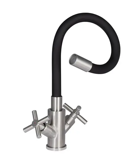 Змішувач для кухні Lidz Wind 013F3, Nickel LDWIN013F3NKS43392 - фото 2