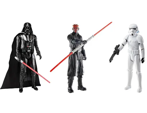 Hasbro Набор фигурок Звёздные Войны Столкновение тёмной стороны Дарт Вейдер, Дарт Мол, Штурмовик