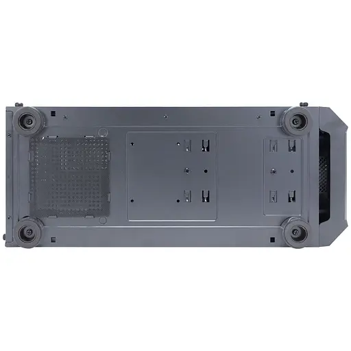 Корпус 1stPlayer FD5-M-BK-4F1 без блока питания, черный (FD5-M-BK-4F1) - фото 2